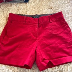 Woman’s shorts. Red size 4. No tears or stains